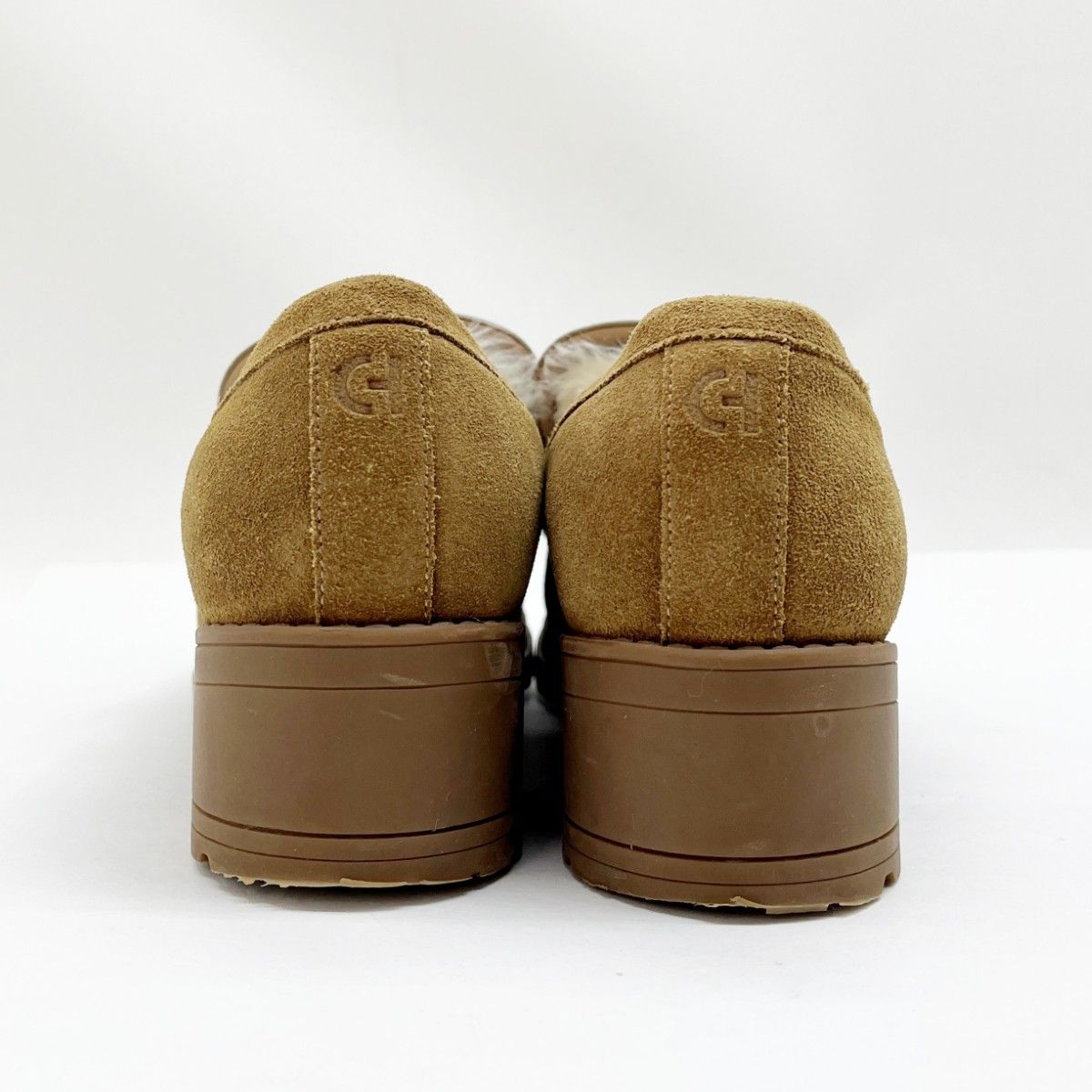  COLE HAAN コールハーン モカシン 7 1 2 約24.5 cm レディース w 29070 ブラウン モカシン 靴