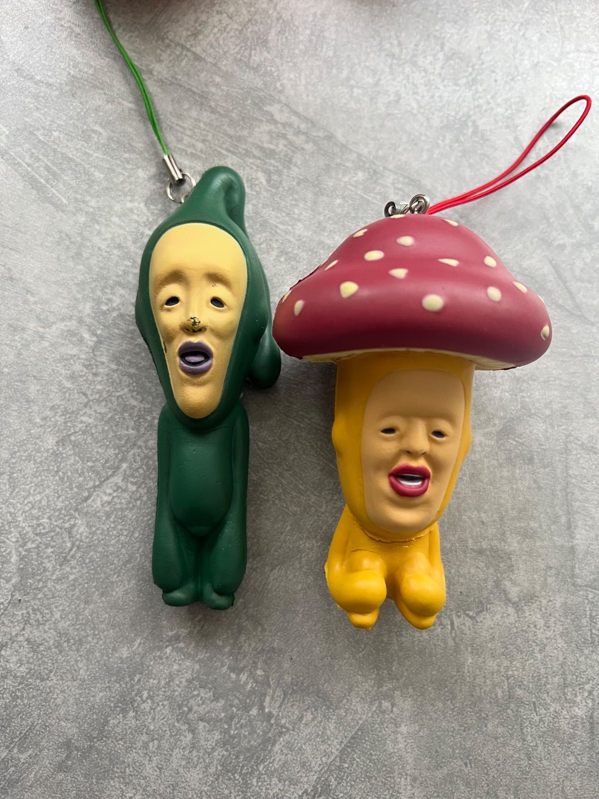 こびとづかん キーホルダー ストラップ フィギュア スクイーズ