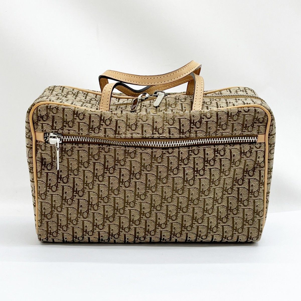 Christian Dior クリスチャンディオール ミニハンドバッグ トロッター ベージュ MC0053 ブラウン