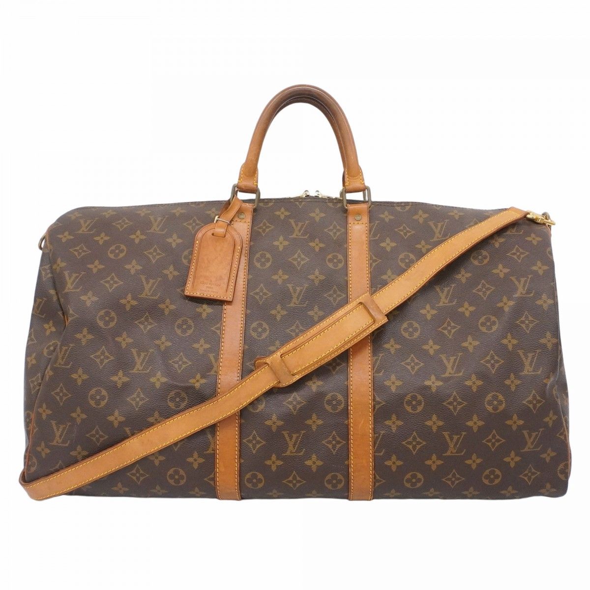 5md4932-h ルイヴィトン ボストンバッグ モノグラム キーポル55 M41414 ブラウン メンズ レディース ユニセックス