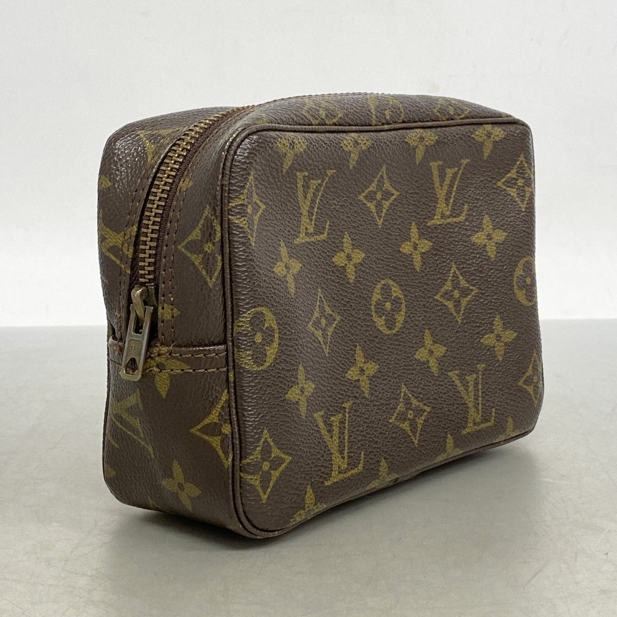 5md5072 ルイヴィトン ポーチ モノグラム トゥルーストワレット18 M47526 ブラウン レディース