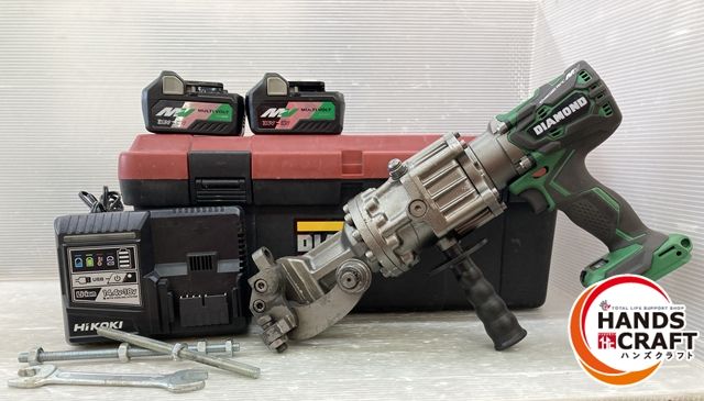品 DIAMOND IKK|Hikoki コードレス鉄筋ベンダー バッテリー2個 充電器 ケース付き DB-1336BL ダイアモンド|ハイコーキ
