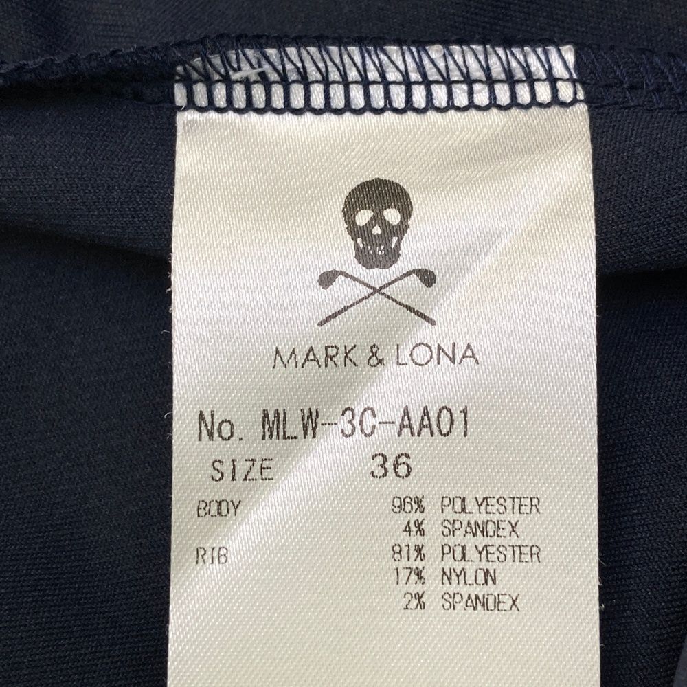 サイズ 36 MARK-LONA マークアンドロナ 2025年モデル MLW-3A-AA01 ハーフジップ 半袖Tシャツ ネイビー系 240101523249 ゴルフウェア レディース ストスト USTAUSTRALIA_COM_AU