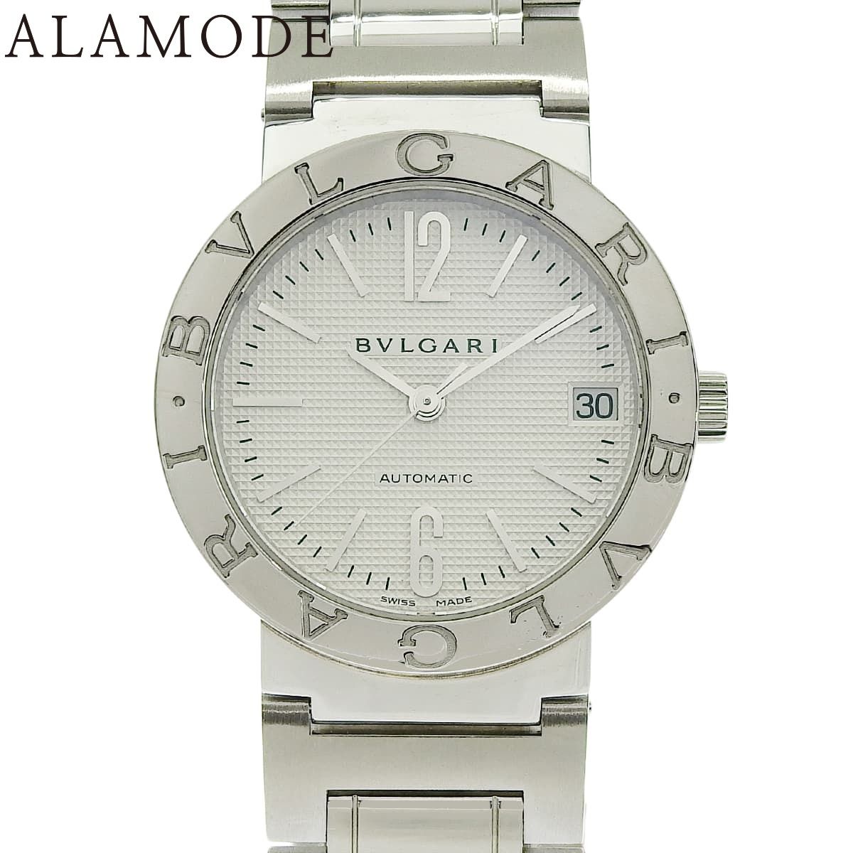 ブルガリ ブルガリブルガリ BB33S SS 自動巻き 腕時計 ホワイト ユニセックス 40802144940 アラモード