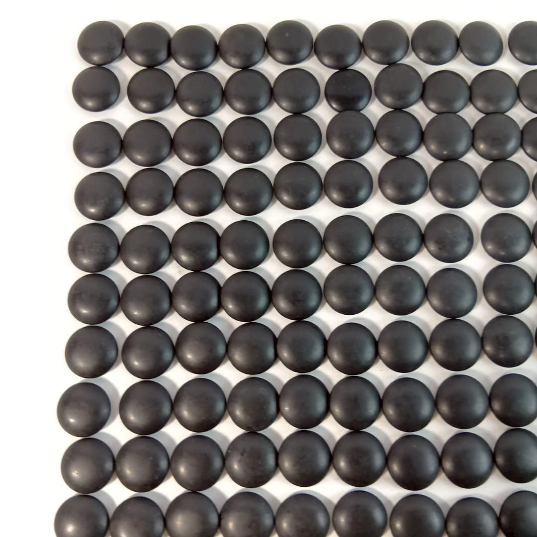 那智白黒蛤碁石361粒 木製碁笥付