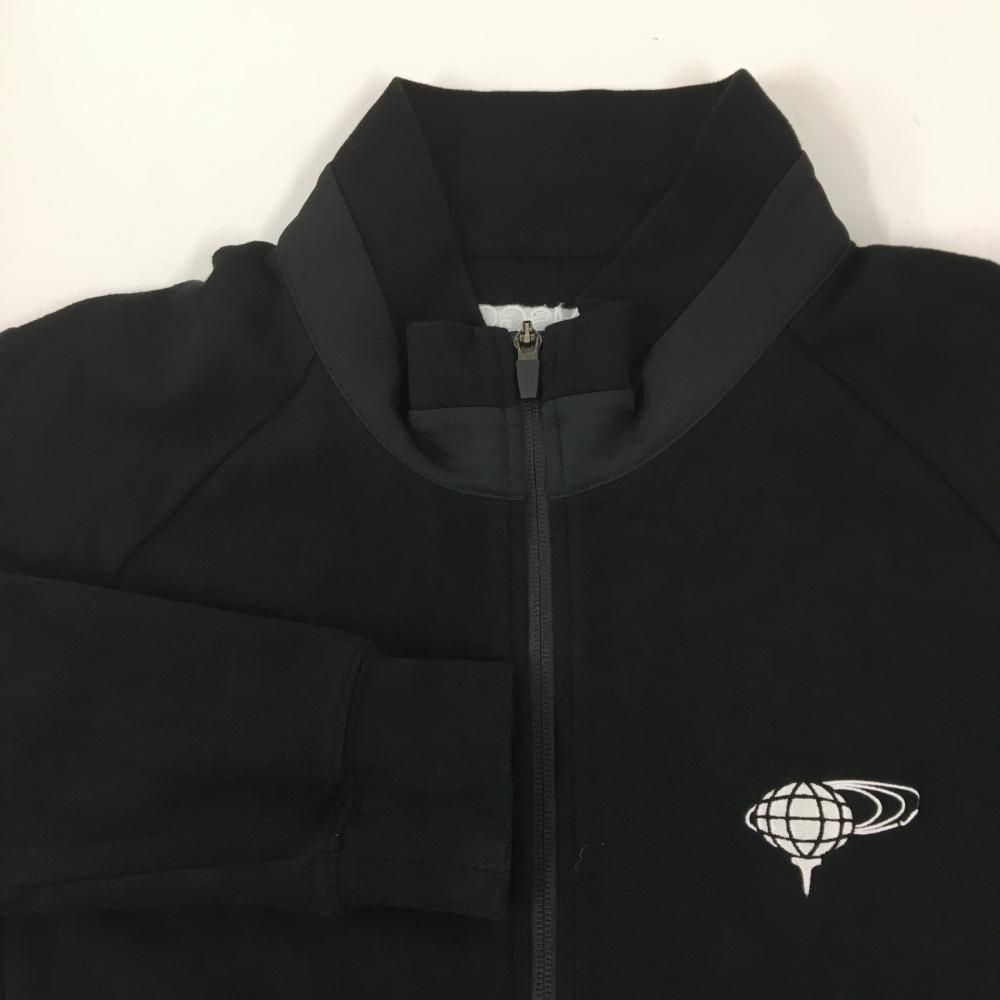 超 ビームスゴルフ ジャケット 黒 微起毛素材 ストレッチ ダブルジップ メンズ M ゴルフウェア BEAMS GOLF LLC-HASEGAWATOSO_COM