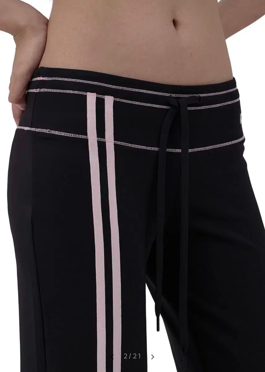 クリシア ベラ ピンク LINE トラック パンツ