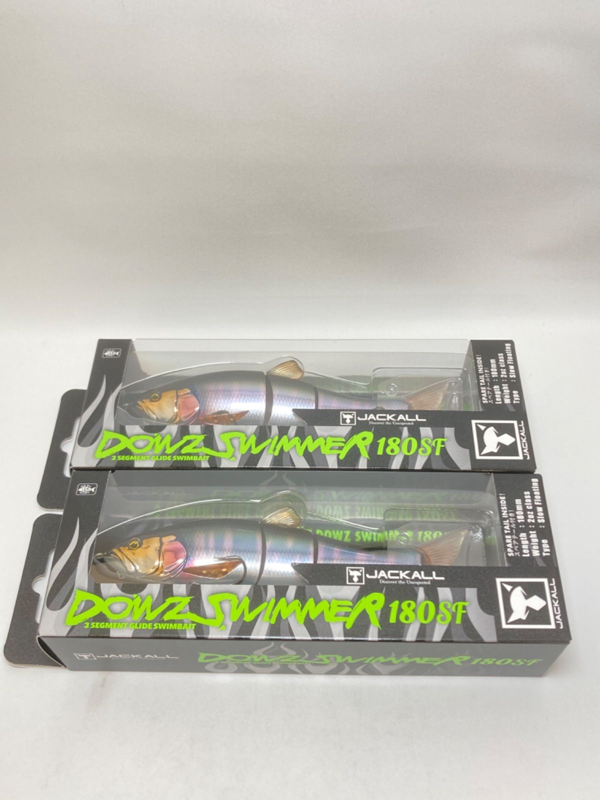 JACKALL ジャッカル ダウズスイマー 180SF ホログラムスイマー 2点セット