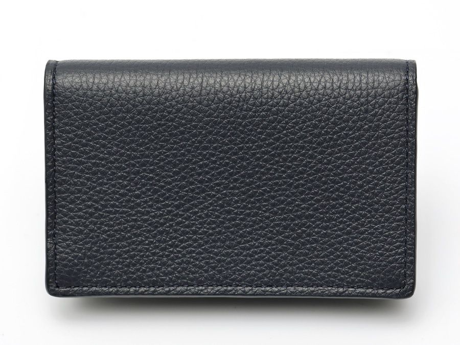 ロエベ LOEWE ビジネス カードホルダー カードケース ソフトグレインカーフ ネイビー 商品番号 S-159323