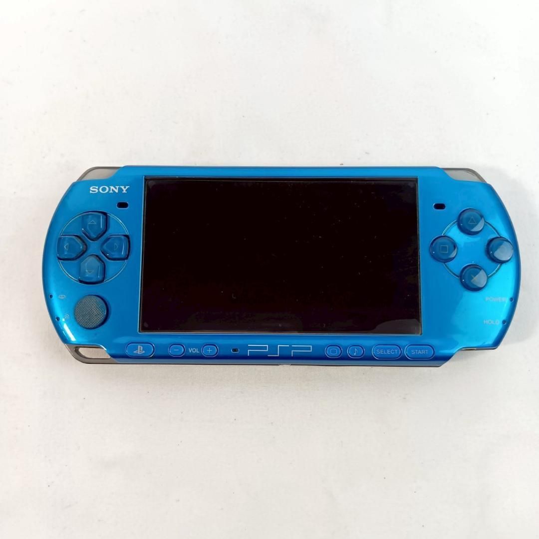 PSP-3000 バッテリー 本体のみ ブルー 起動 済 ゲーム