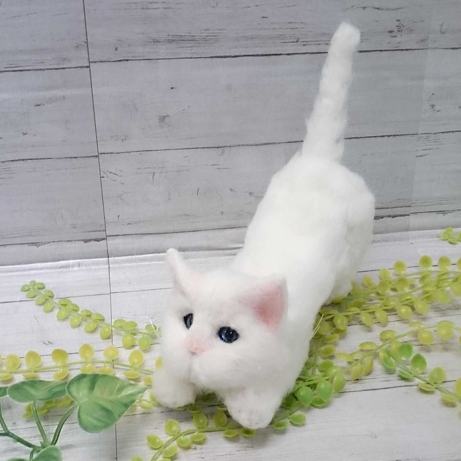 四つ葉のクローバー☆仲良しねこちゃん☆5センチパッチンピン 四つ葉のクローバー☆仲良しねこちゃん☆5センチパッチンピン 四つ葉の