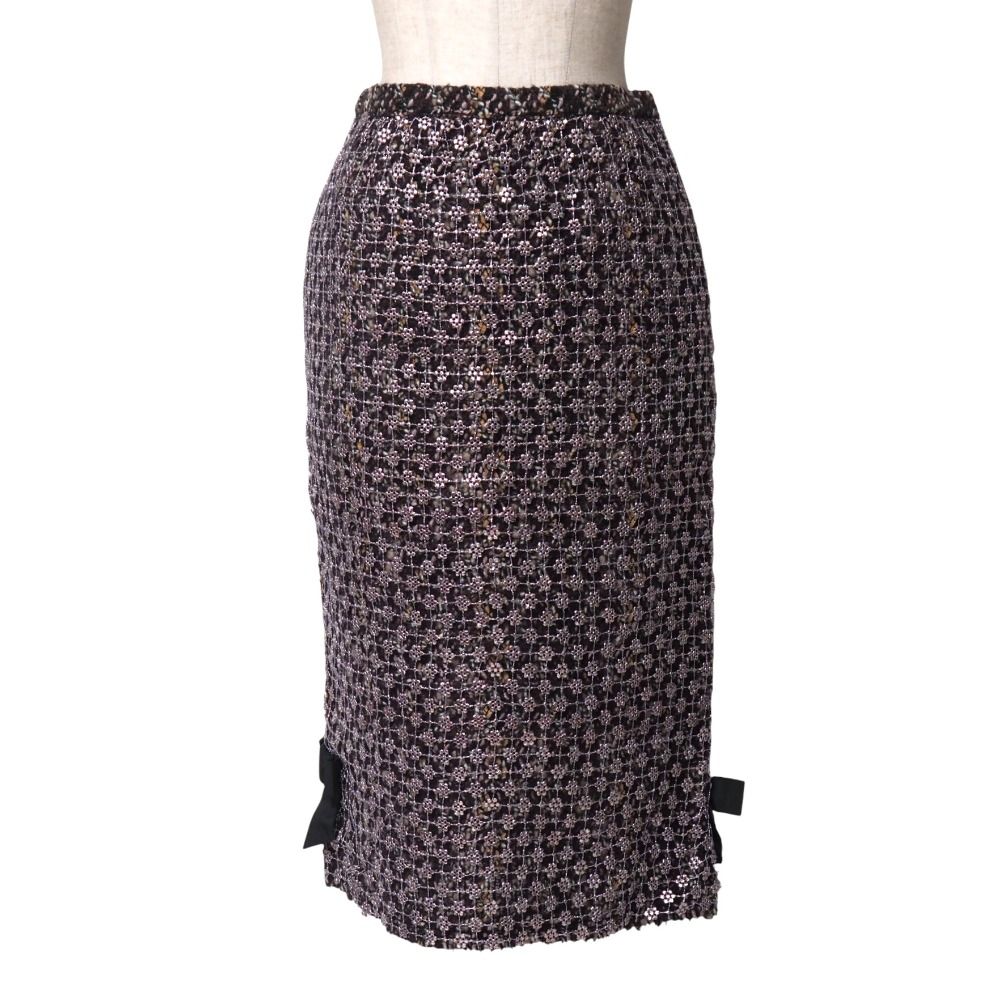 LOUIS VUITTON ルイ ヴィトン スカート サイズ36 ツイード フランス製 ブランド古着 20251028 RA6441