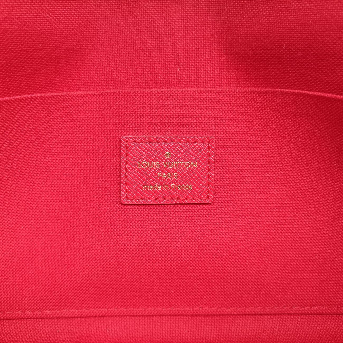 ルイヴィトンLouis Vuittonポシェットフェリシー エベーヌ ダミエキャンバス N63032 MI0280 DECORATOM_COM_BR