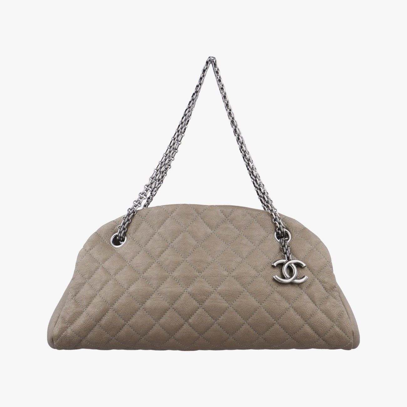 シャネルChanelマドモアゼル ボーリング ゴールド レザー A49854 14728456