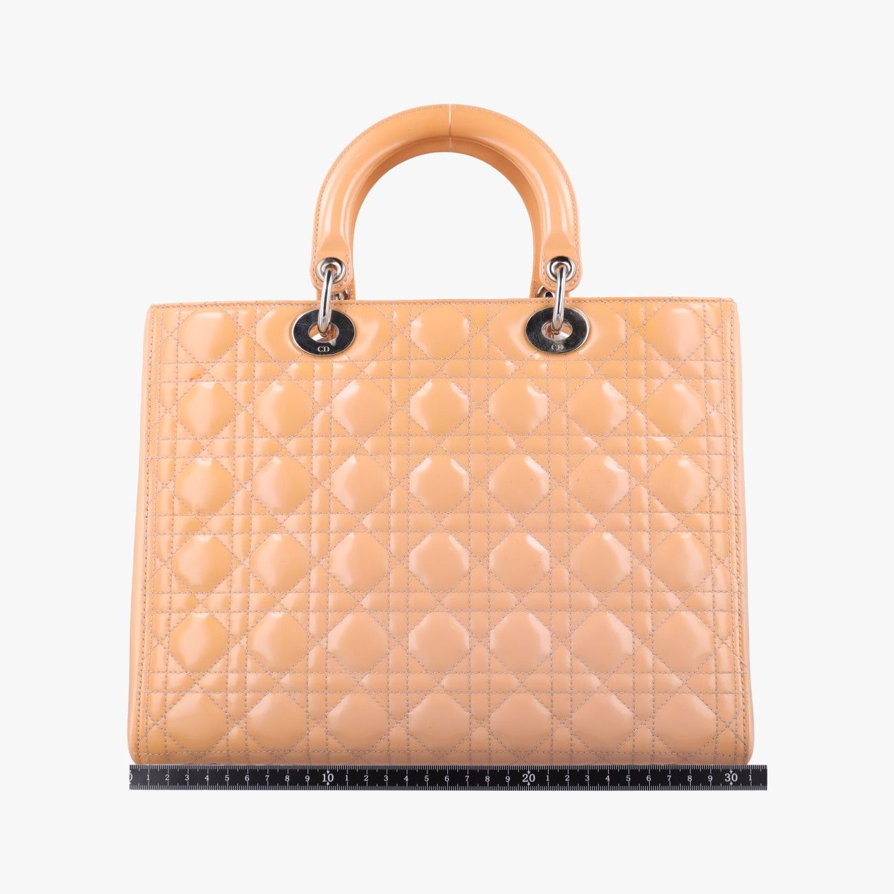 クリスチャンディオールChristian Diorレディディオール ベージュ パテント 13-BO-0172