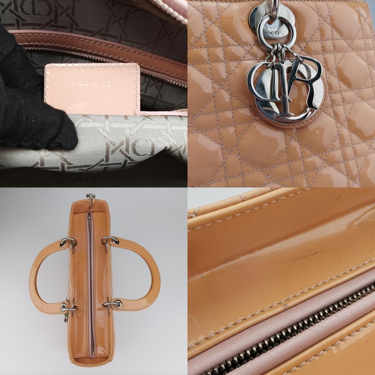 ベージュ パテント