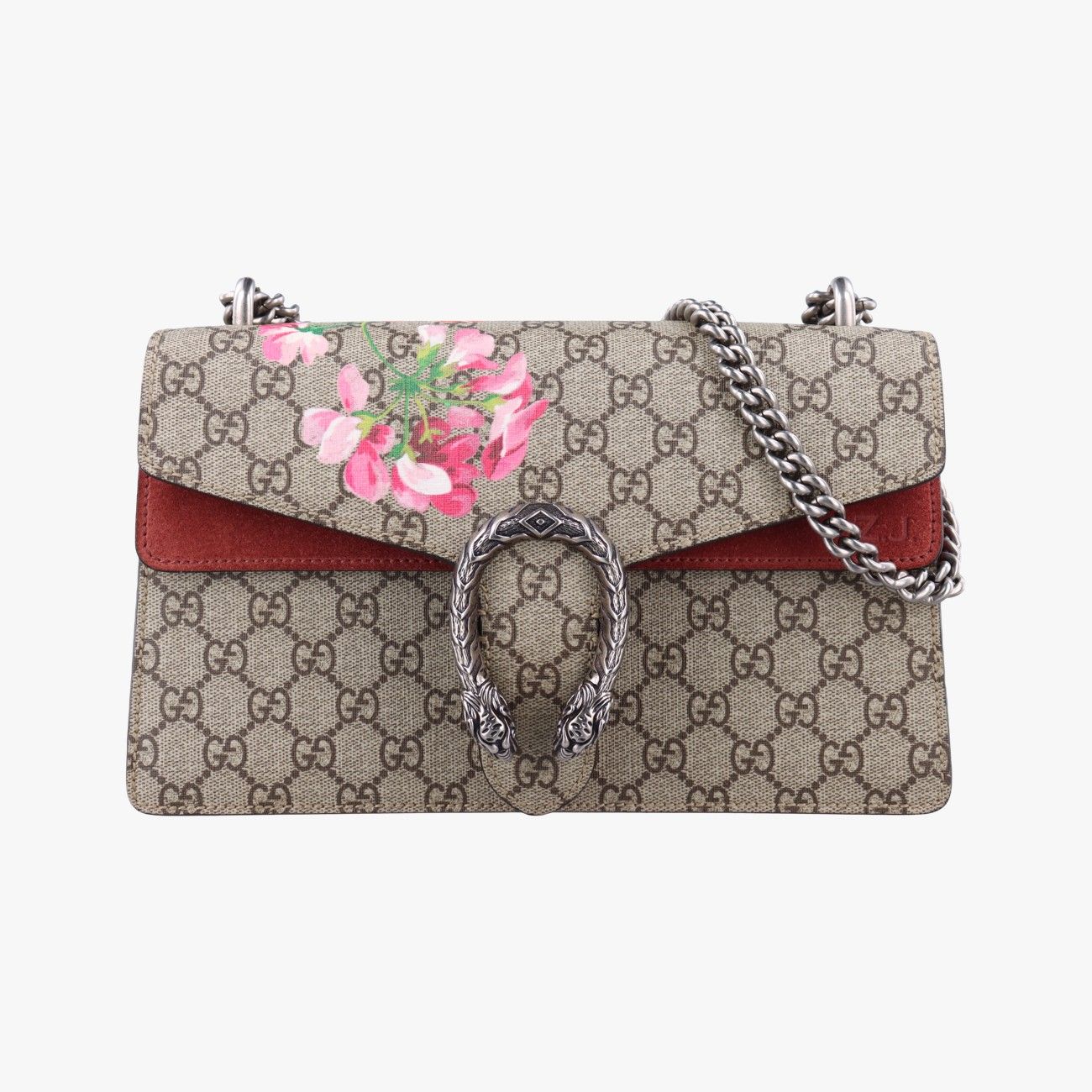 グッチGucciディオニュソス ベージュ×レッド×マルチカラー PVCコーティングキャンバス × スエード 400249 C019532211