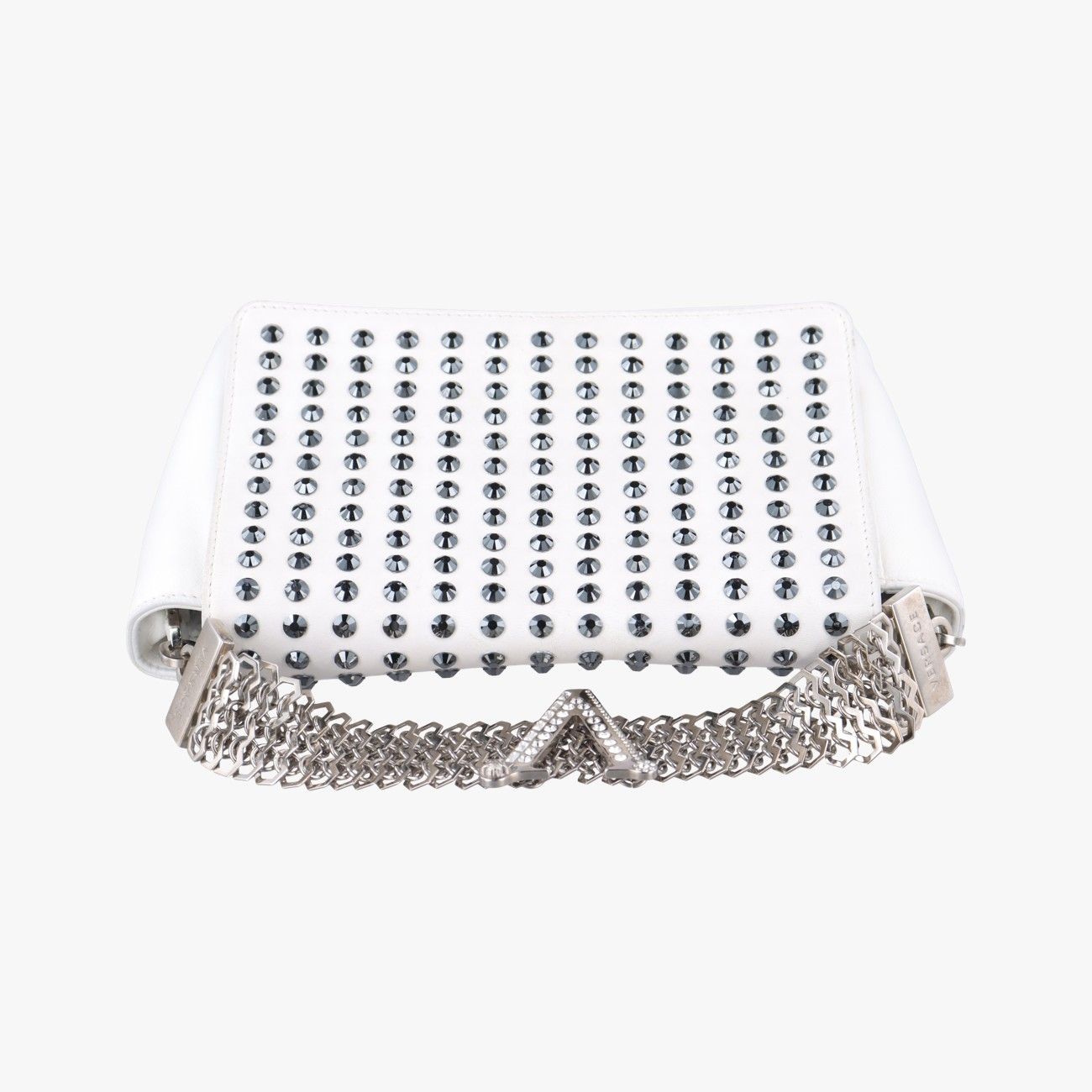 VERSACEスタッズクリスタルチェーン