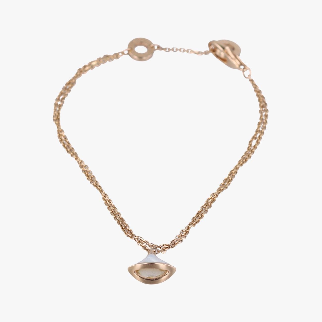 ブルガリBvlgariディーバ ドリーム ホワイト×ゴールド AU750 350585 N2T81N