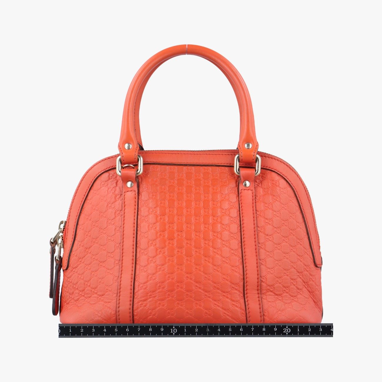 グッチGucciマイクログッチシマ オレンジ レザー 449654 G023317521