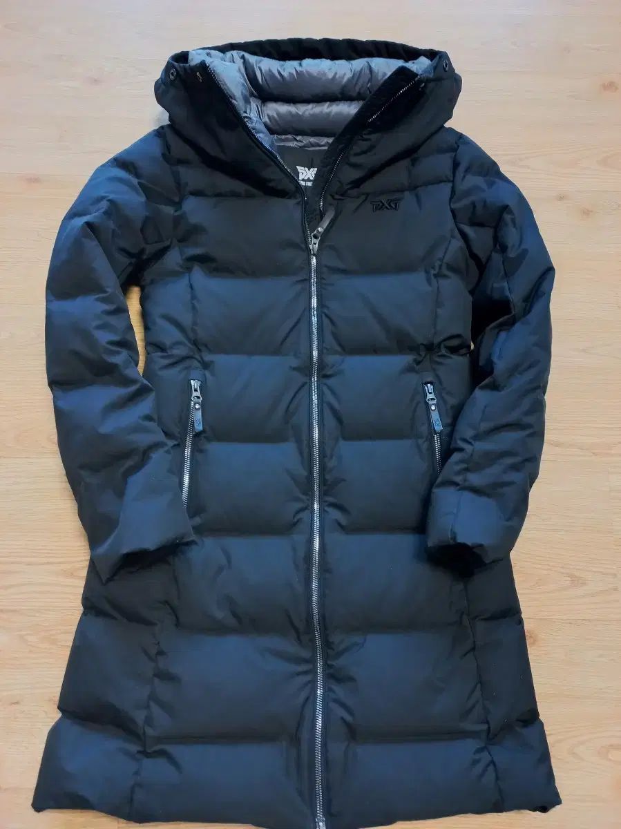 PXG ヘビーダウン ロング丈 ダウンジャケット レディース Sサイズ 44 55 短時間着用 高品質