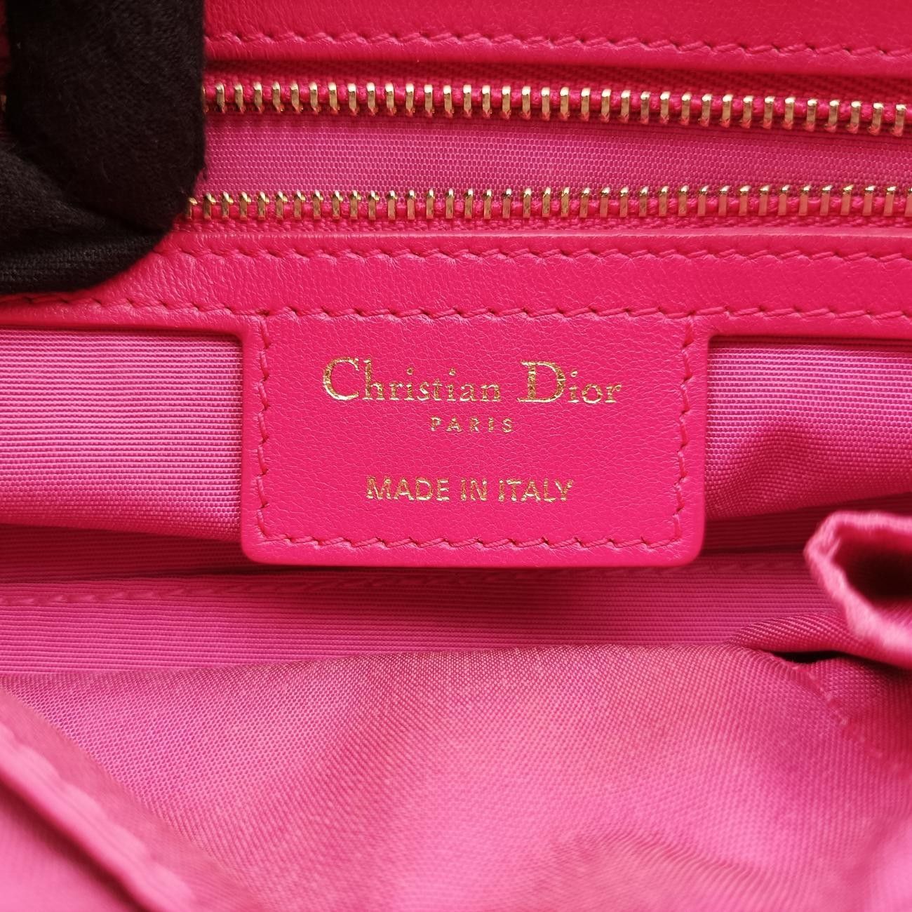 クリスチャンディオールChristian Diorグランヴィル ローズ レッド ラムスキン 17-BO-0193 DECORATOM_COM_BR