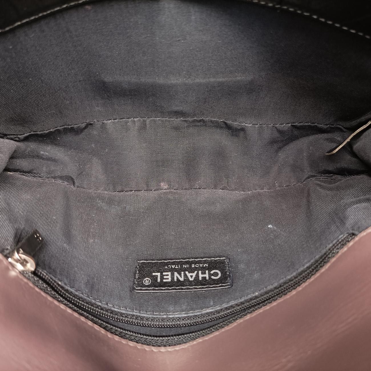 ブラック×ブラウン レザー