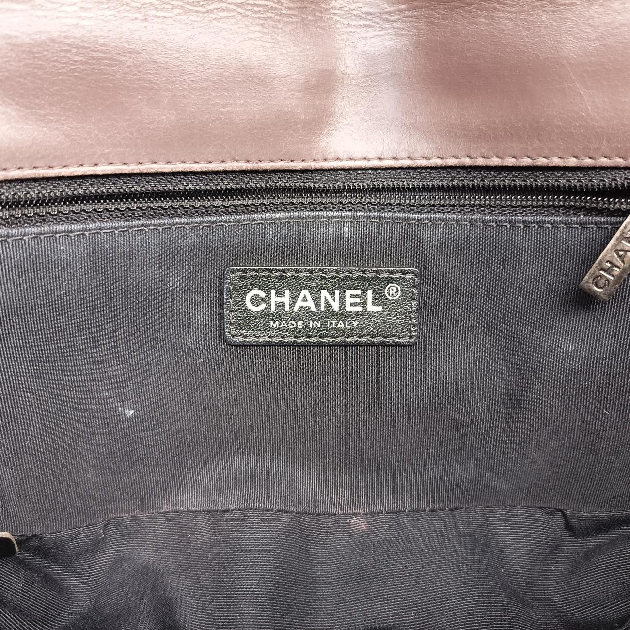 シャネルChanelボーイシャネル ブラック×ブラウン