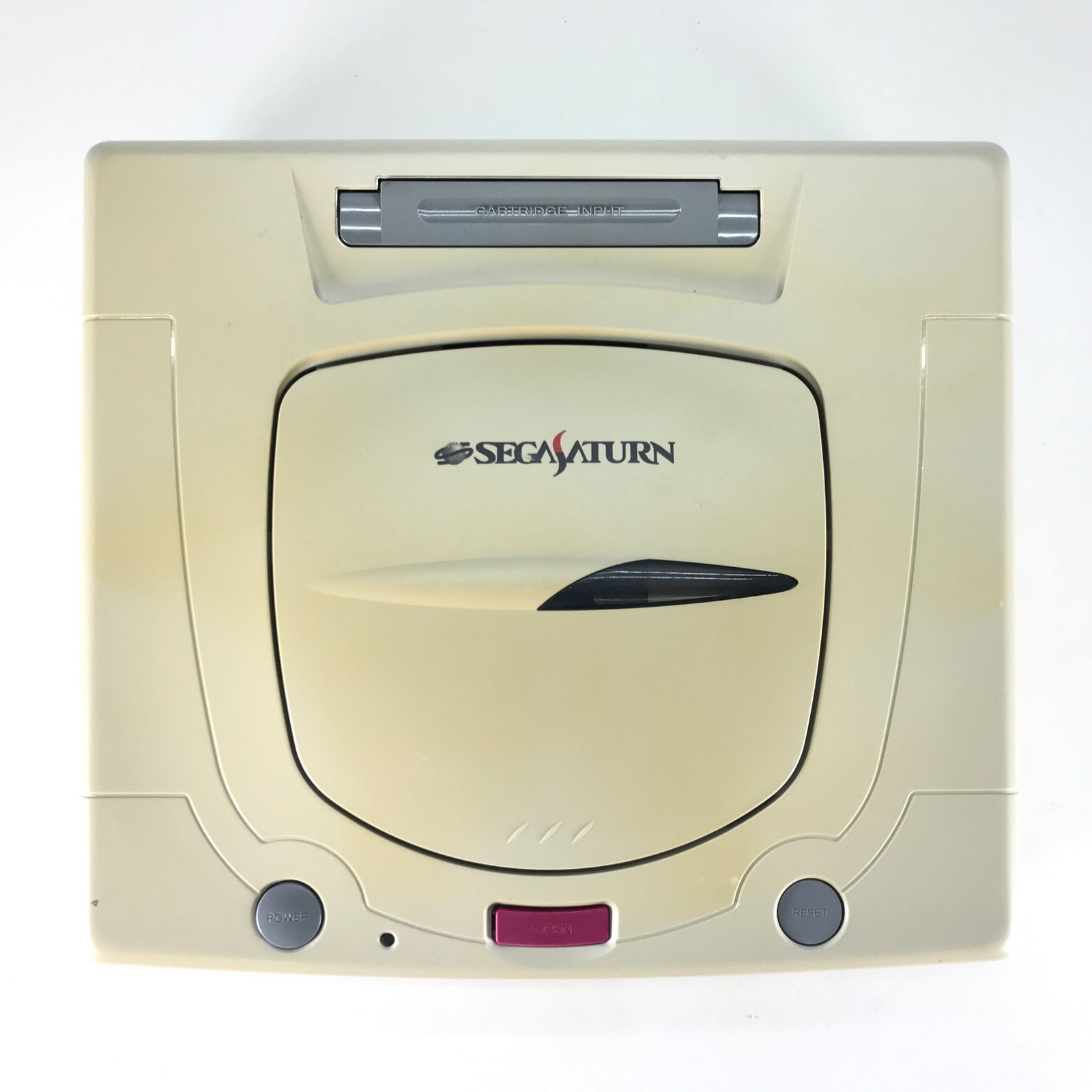 SEGA ゲーム機本体 セガサターン HST-3220 箱なし 変色あり 現状品