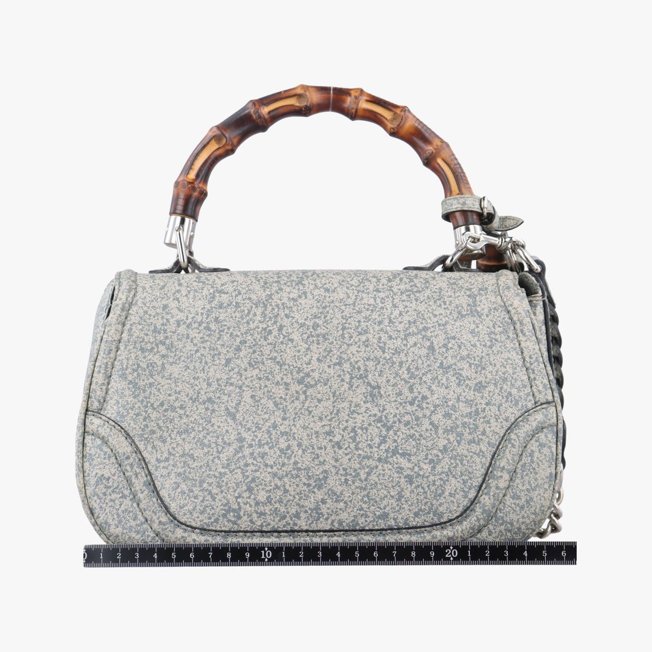 グッチGucciニューバンブー グレー×マルチ レザー 240242 I6403202