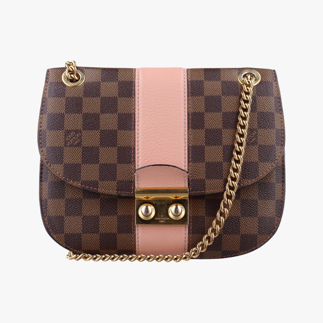 ルイヴィトンLouis Vuittonワイト エベーヌ×マグノリア ダミエキャンバス×トリヨンレザー N64418 AH4107