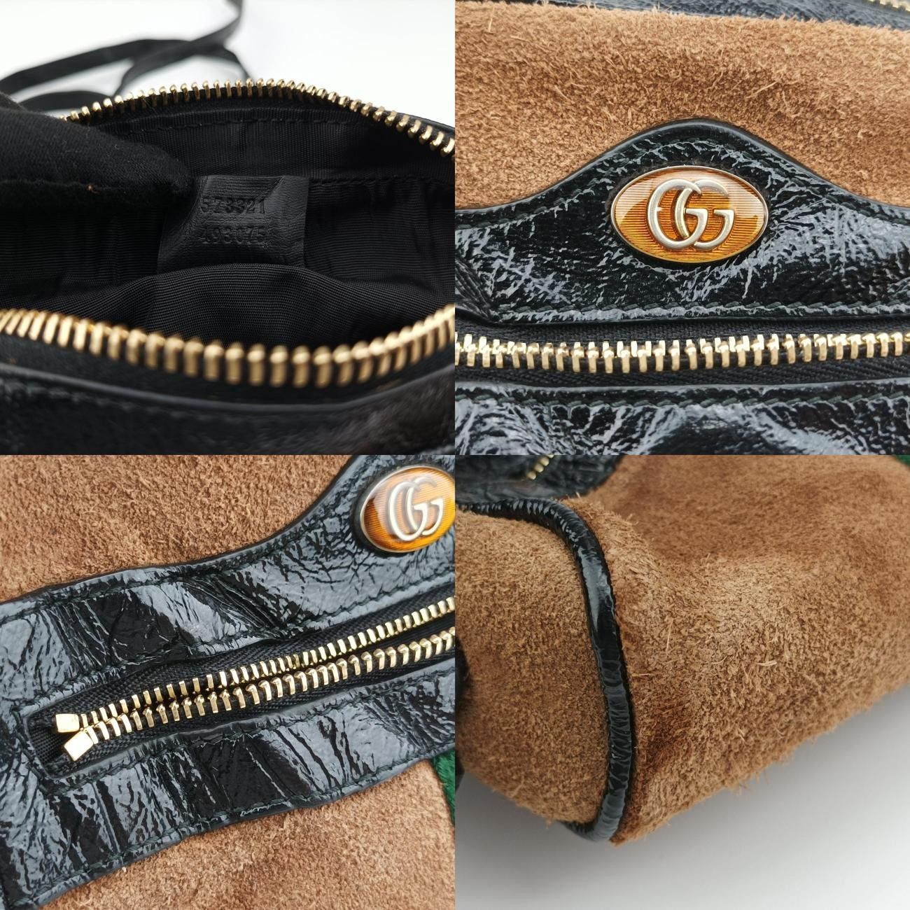 グッチGucciオフィディア ブラウン×ブラック×マルチ