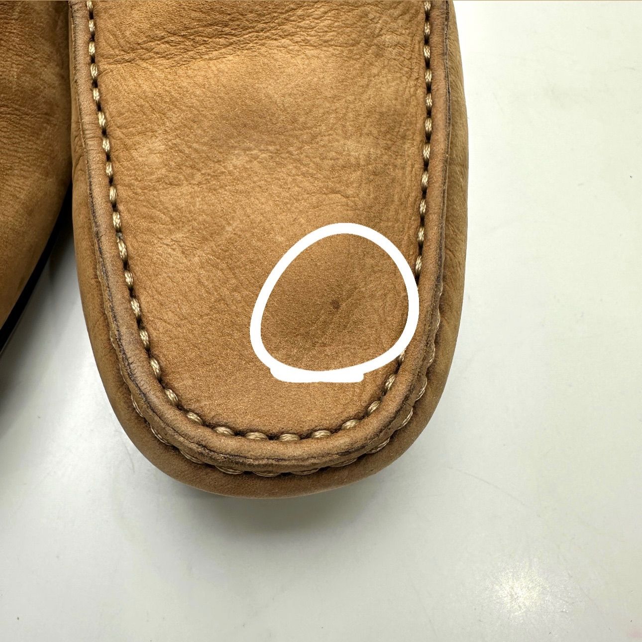  元住吉 TOD S トッズ ドライビングシューズ 5 1 2 ブラウン スエード その他 靴