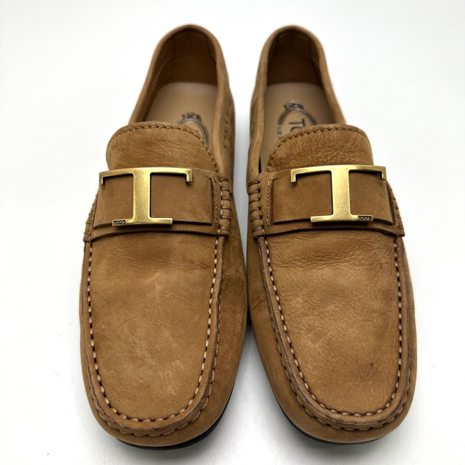 楠本質店 元住吉 TOD S トッズ ドライビングシューズ 5 1 2 ブラウン スエード