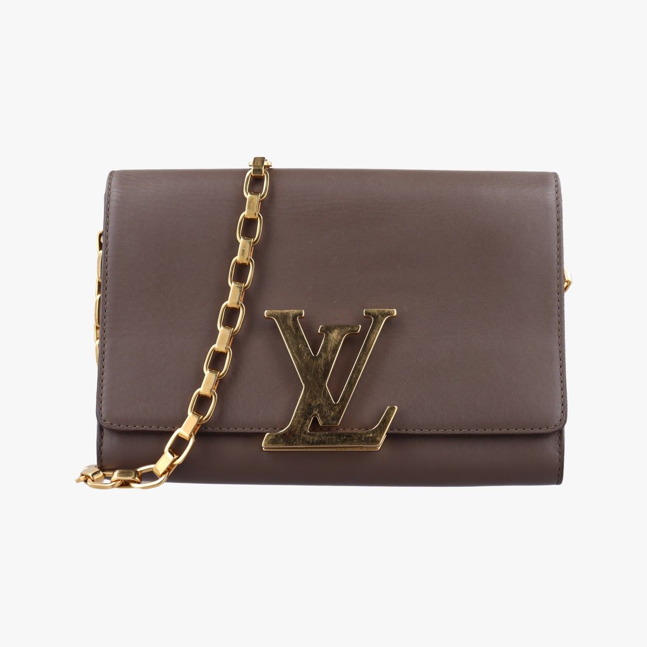 ルイヴィトンLouis VuittonルイーズMM ブラウン レザー M94647 PL2193
