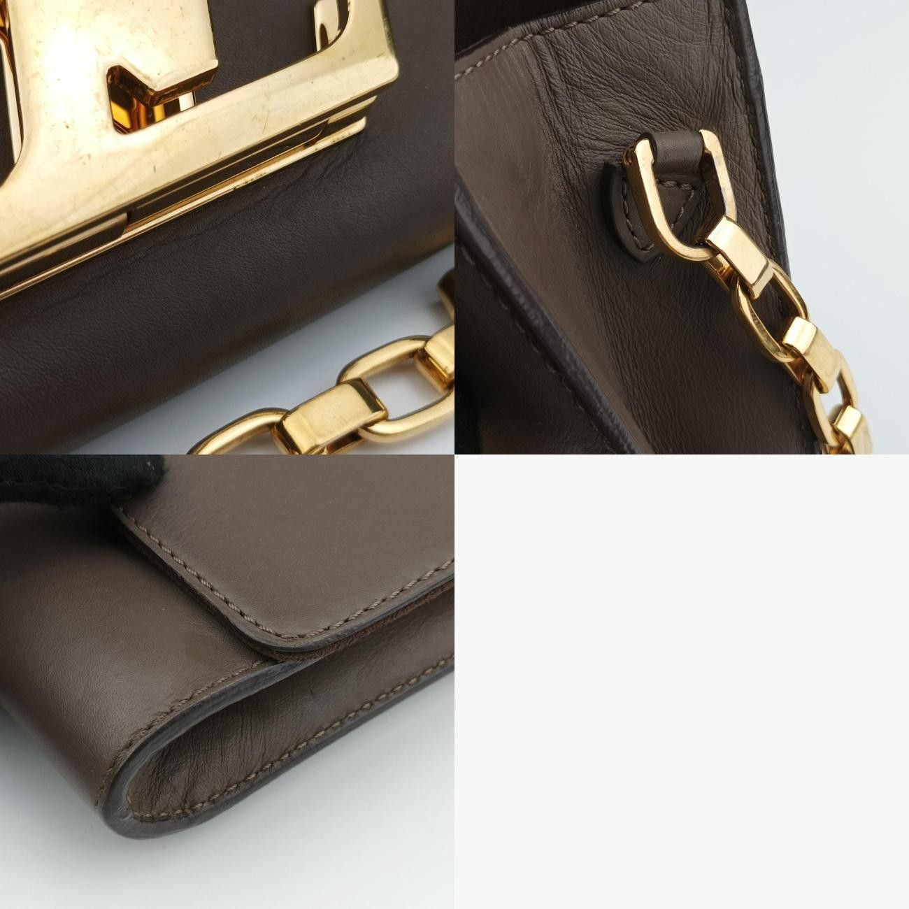 ルイヴィトンLouis VuittonルイーズMM ブラウン レザー M94647 PL2193 DECORATOM_COM_BR