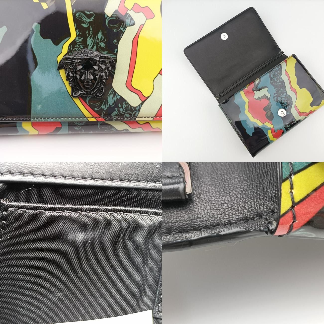 ヴェルサーチェ ヴェルサーチ VERSACEパラッツォ メデューサ マルチ パテント CLG 602 281 107 692 DECORATOM_COM_BR