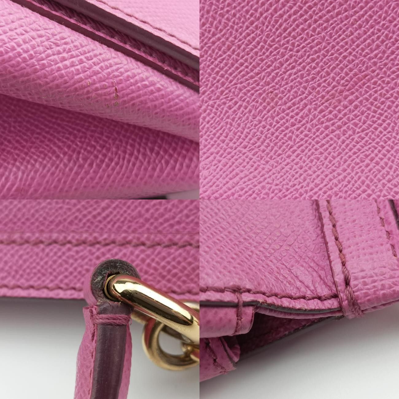 ドルチェ＆ガッバーナDolce - Gabbanaシシリー ピンク レザー 48 DECORATOM_COM_BR