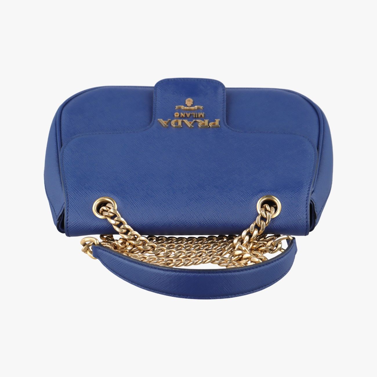 プラダPradaダイアグラムネイビーサフィアーノレザー158 DECORATOM_COM_BR