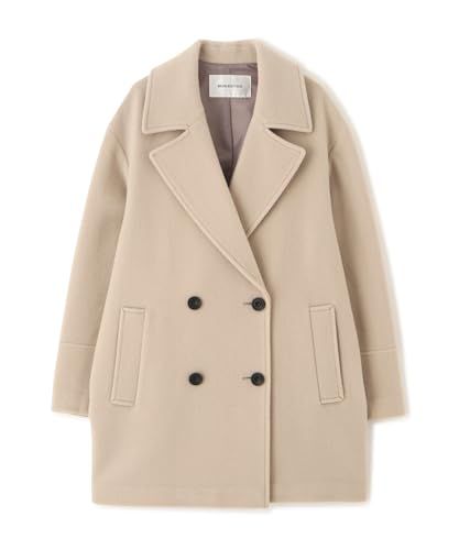 ナチュラルビューティーベーシック 該当なし ダブルブレストフォルムミドルコート レディース ベージュ