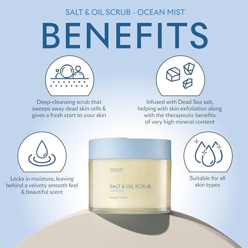 フェイスケア SEACRET ボディスクラブ ソルト＆オイルスクラブ (400g
