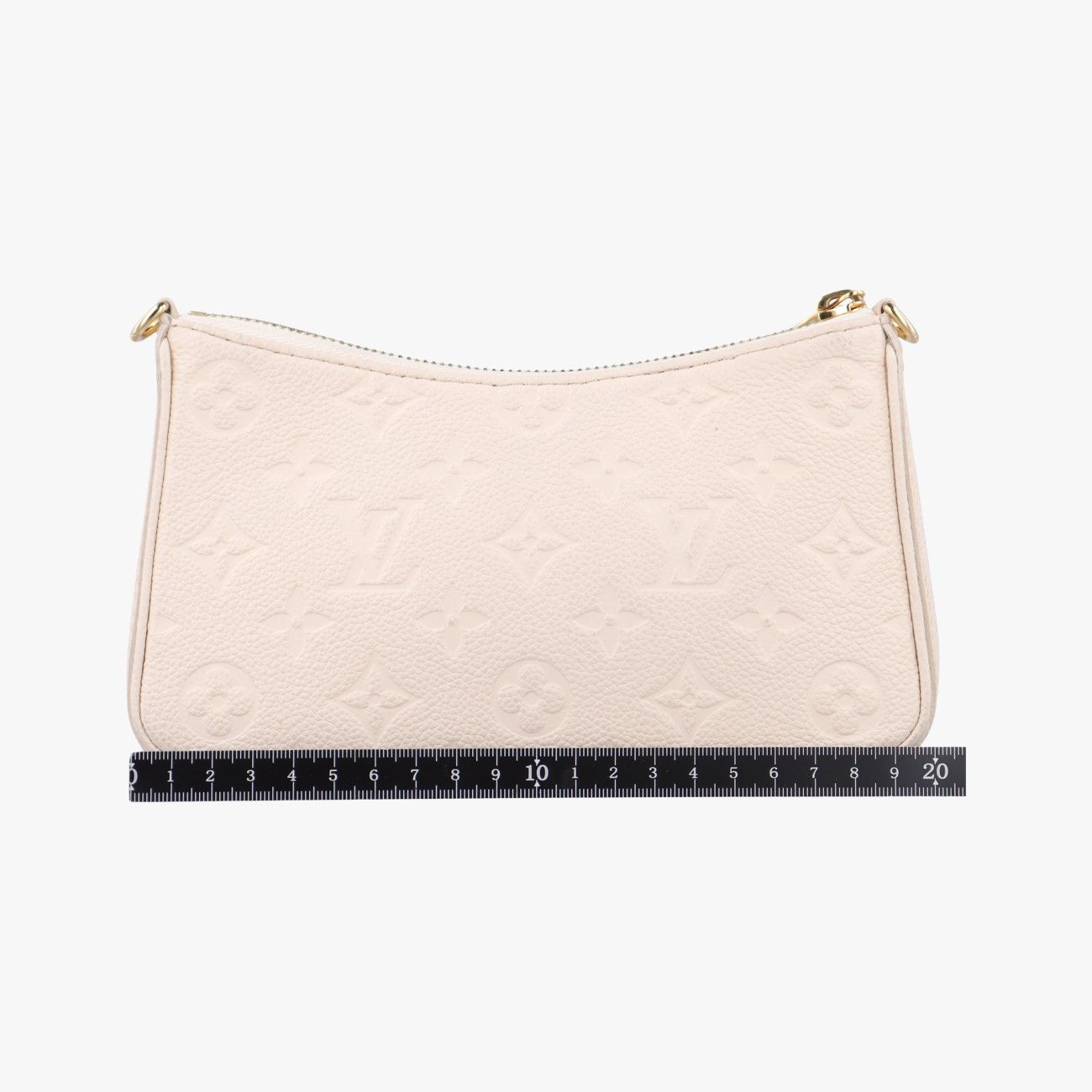 ルイヴィトンLouis Vuittonイージーポーチクレームホワイト モノグラム アンプラントM81066ICチップ