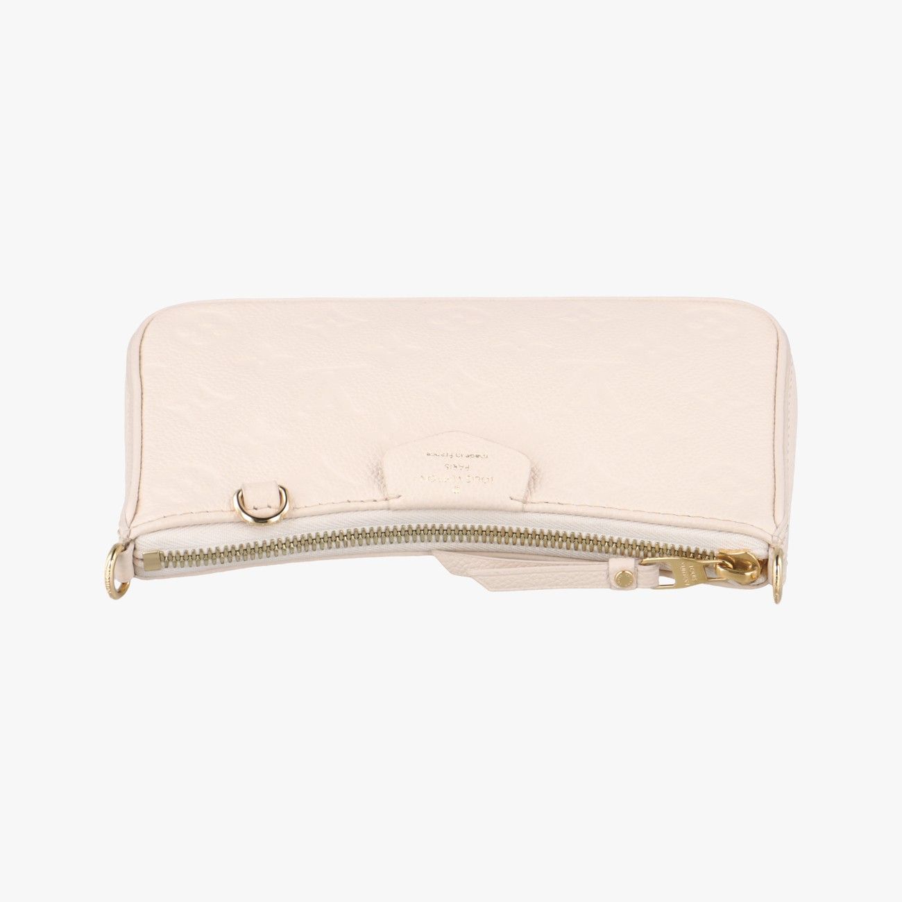 ルイヴィトンLouis Vuittonイージーポーチクレームホワイト モノグラム アンプラントM81066ICチップ DECORATOM_COM_BR