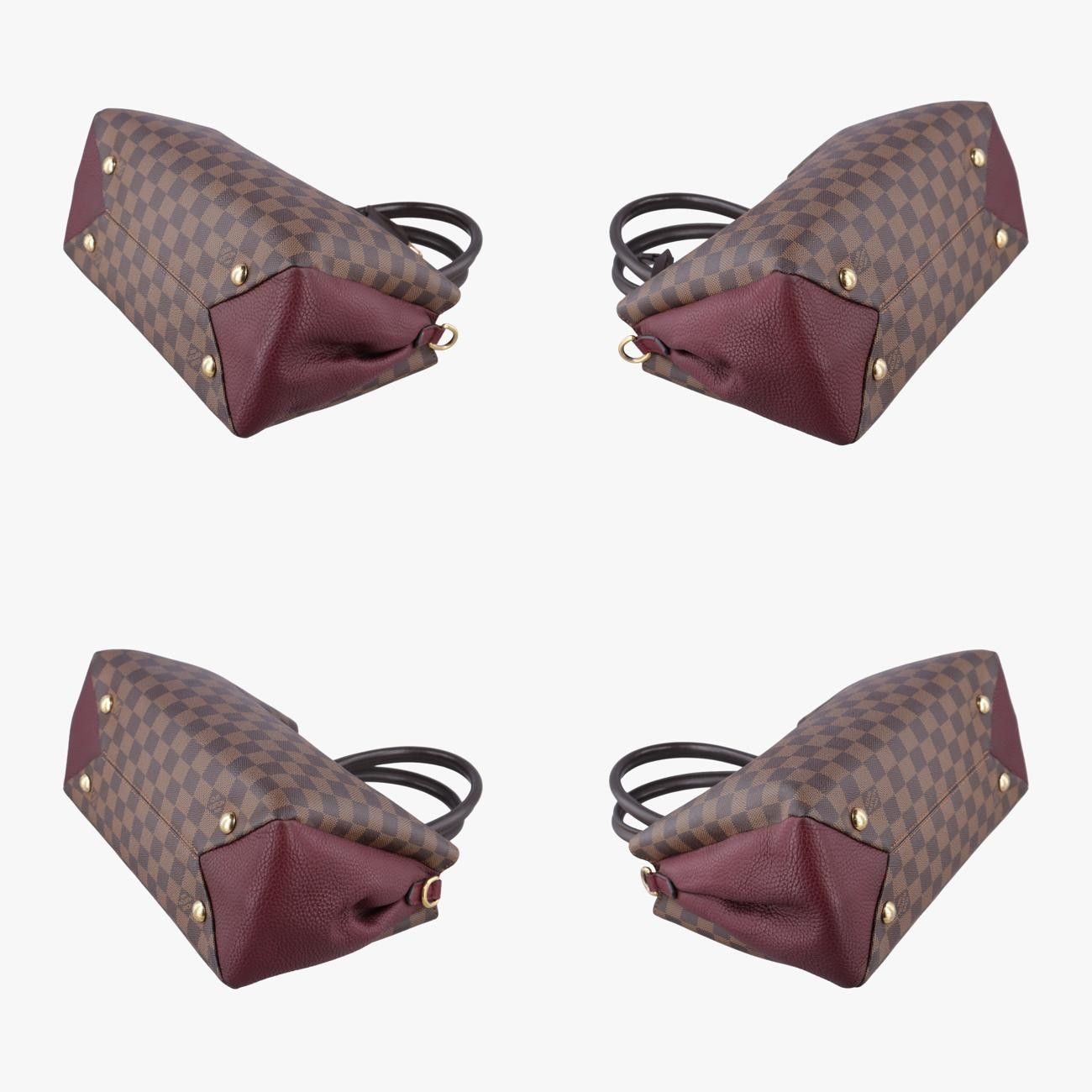 ルイヴィトンLouis Vuittonブリタニー エベーヌ×ボルドー ダミエキャンバス×カーフレザー N41675 MI0197 DECORATOM_COM_BR