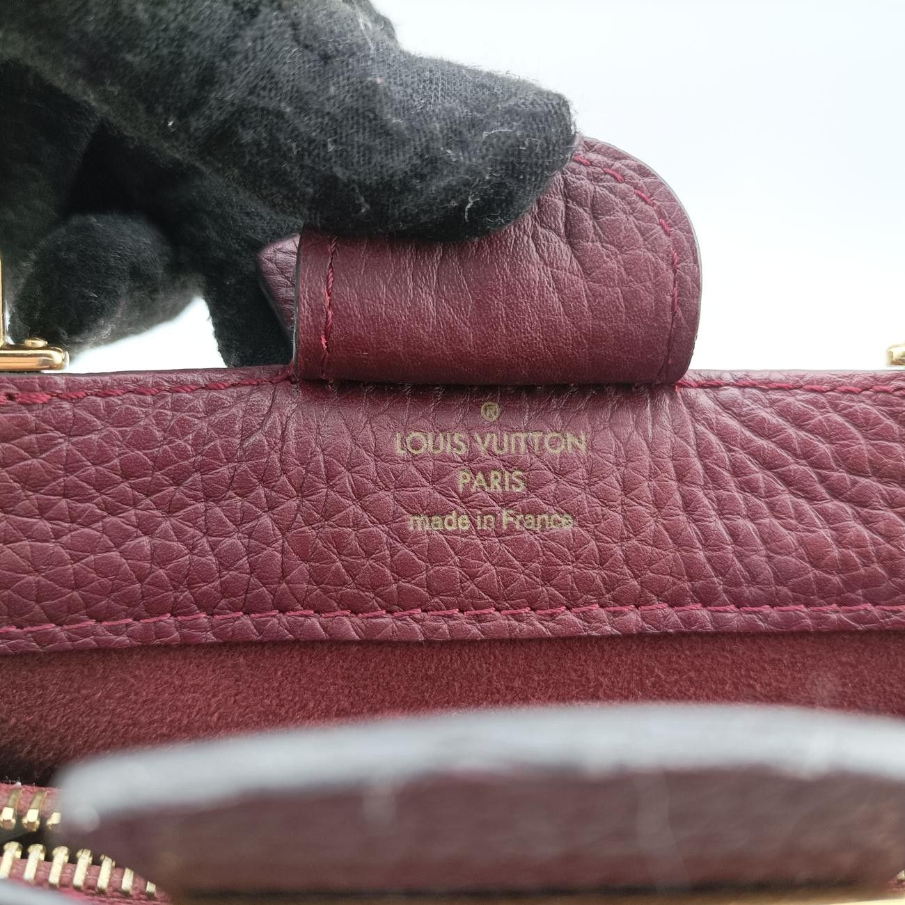 ダミエキャンバス×カーフレザー