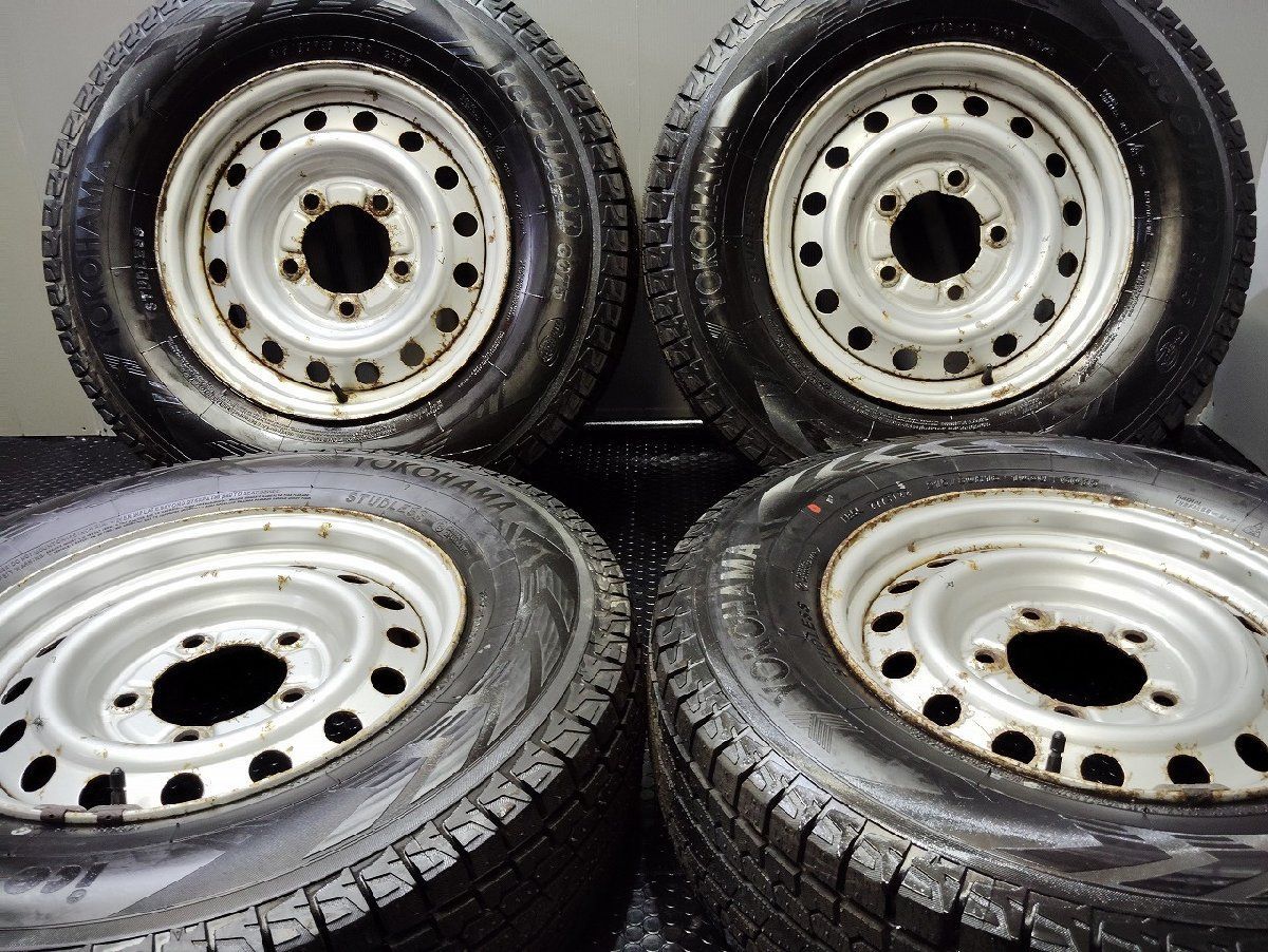 タイヤ YK G075 215|80R16 103Q スタッドレス トヨタ ランクル 純正ホイール 16インチ 6J5HPCD150約 25 22年 70ランクル等 VTK259