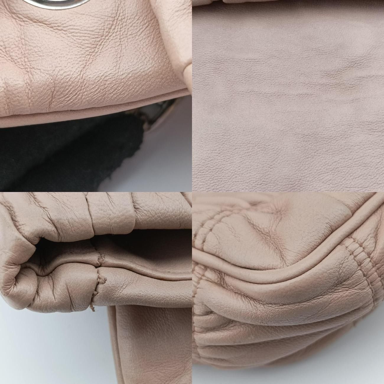 様々な プラダPradaギャザーピンクナッパレザー BT09397|Q 30分限定