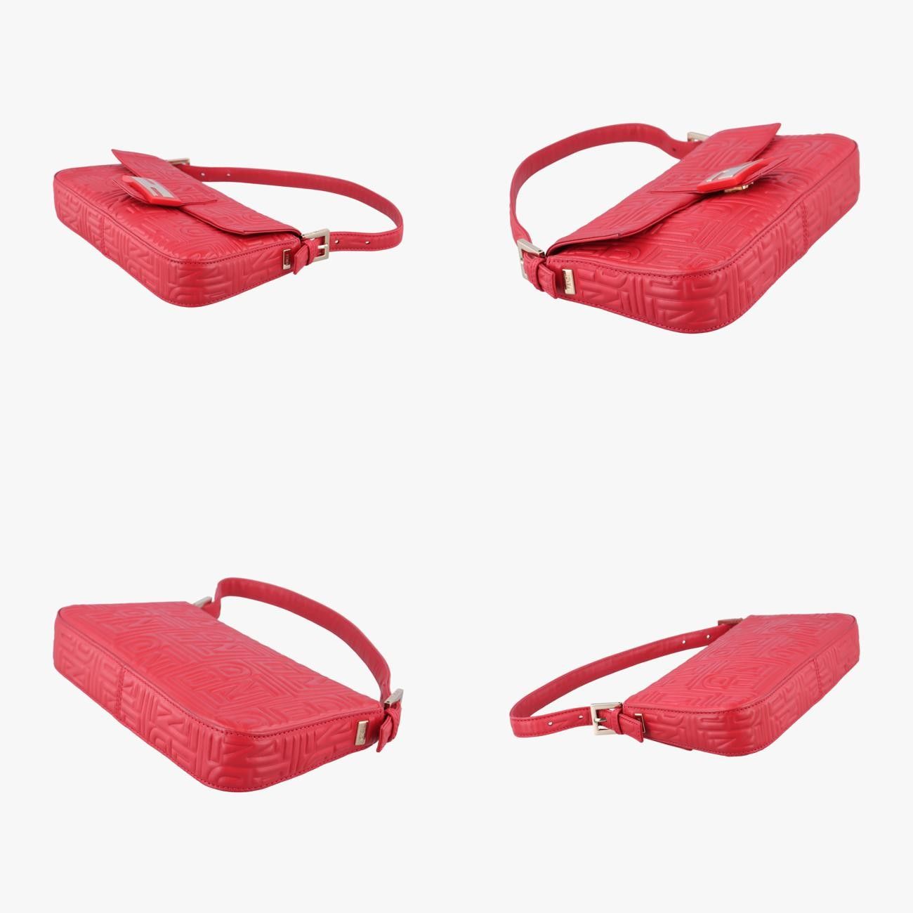 フェンディFendiマンマバケット レッド ラムスキン 8BR600 2354 8BR600 YME 088 DECORATOM_COM_BR