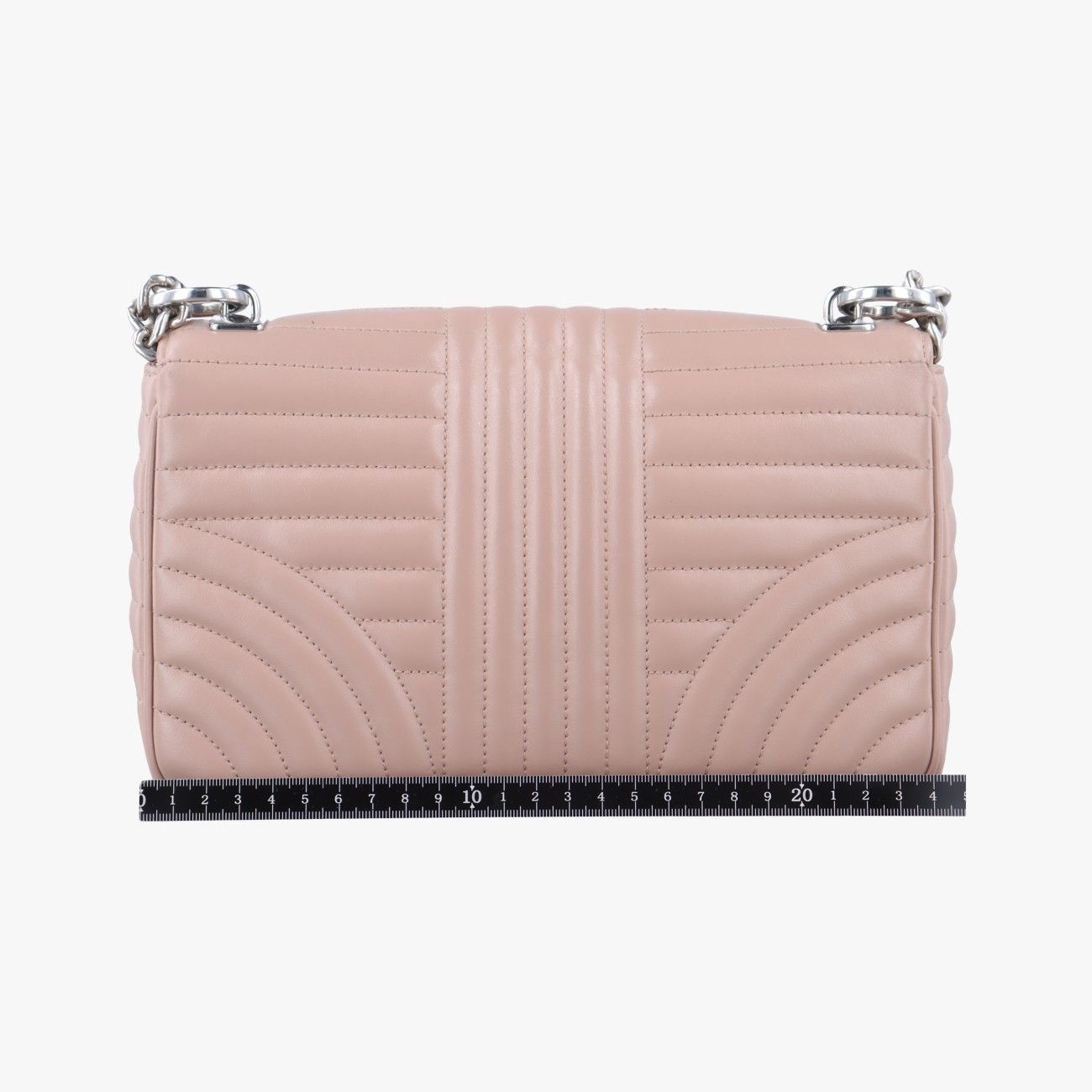 プラダPradaダイアグラム ピンク レザー 1BD107 7 5