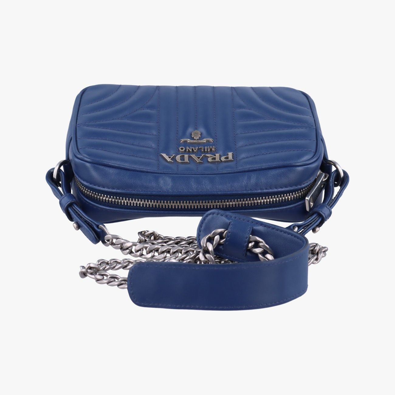 ネイビー レザー